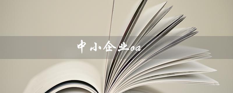 中小企业oa（什么是中小企业OA办公系统软件）