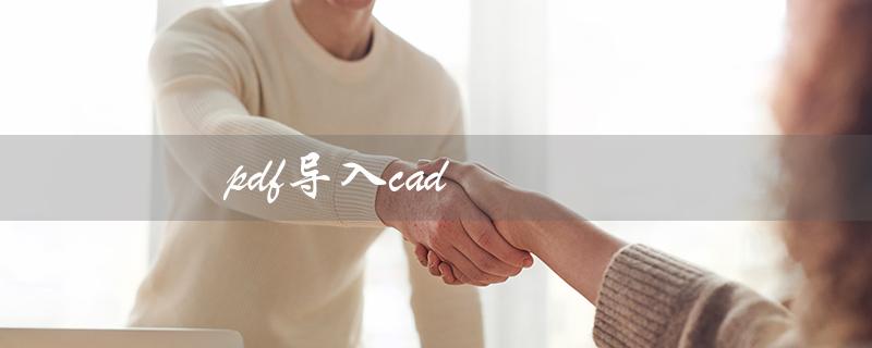 pdf导入cad（如何调节PDF导入CAD的尺寸比例）