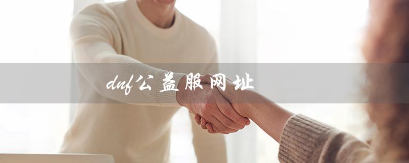 dnf公益服网址（dnf公益服发布网是什么）