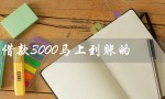 借款3000马上到账的（哪个平台借款3000马上到账好）