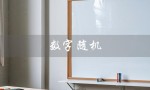 数字随机（数字随机抽取是什么）